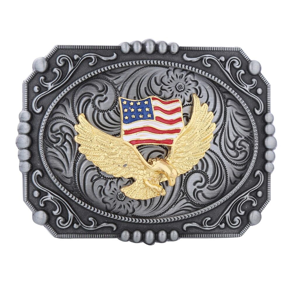 4558 Western Cowboy Buckles , Cowgirl Rodeo Long Horn Bull Native American